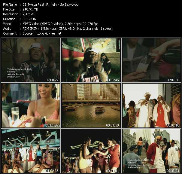 Twista Feat. R. Kelly video ”So Sexy” from dvd ”Urban Video September 2004”