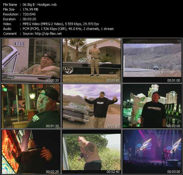 Big B video ”Hooligan” from dvd ”Urban Video September 2004”