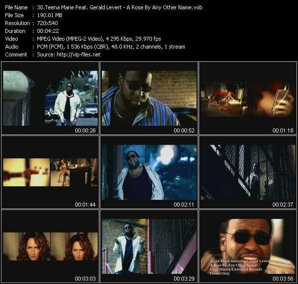 Teena Marie Feat. Gerald Levert video ”A Rose By Any Other Name” from dvd ”Urban Video October 2004”