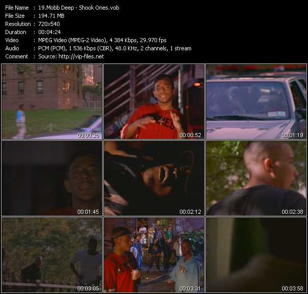 Mobb Deep video ”Shook Ones” from dvd ”Screenplay VJ-Pro Classic Vision New Skool Vol.1 May 2007”