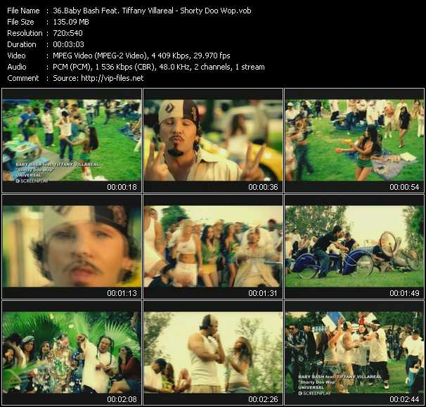 Baby Bash Feat. Tiffany Villarreal video ”Shorty Doo Wop” from dvd ”Screenplay VJ-Pro Dance Vision May 2006”