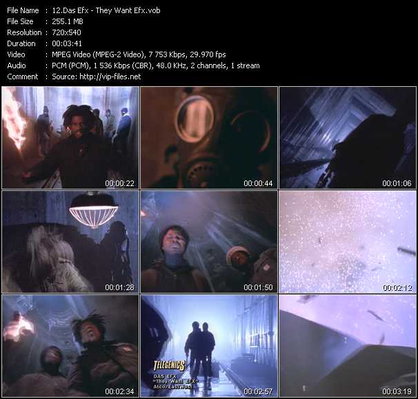 Das EFX video ”They Want EFX” from dvd ”Telegenics Number 110B. Urban. May 1992”