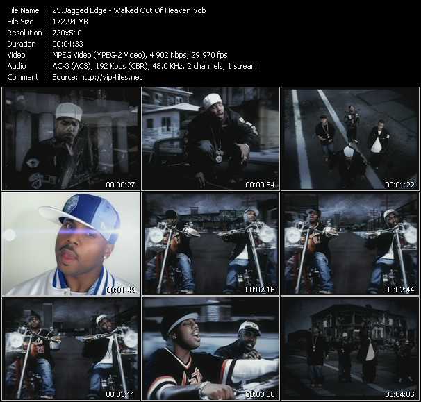 Jagged Edge video ”Walked Out Of Heaven” from dvd ”Top Hits USA Video VH-13 December 2003”