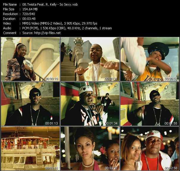 Twista Feat. R. Kelly video ”So Sexy” from dvd ”Top Hits USA Video VH-21 August 2004”