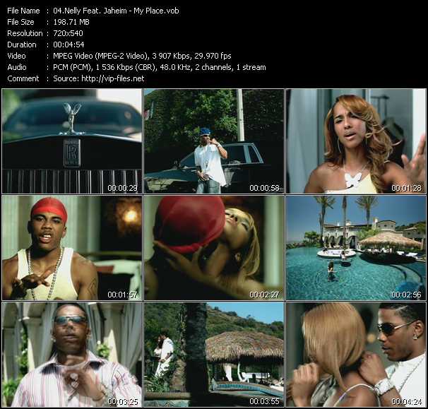 Nelly Feat. Jaheim video ”My Place” from dvd ”Top Hits USA Video VH-22 September 2004”