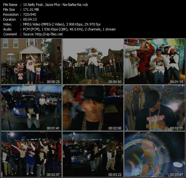 Nelly Feat. Jazze Pha video ”Na-NaNa-Na” from dvd ”Top Hits USA Video VH-24 November 2004”