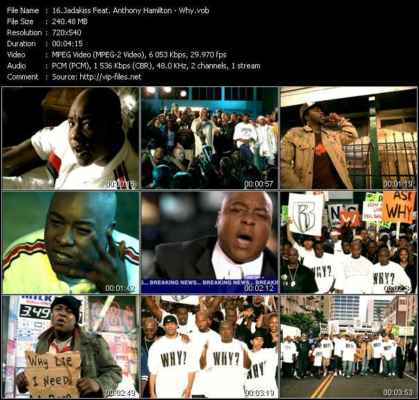 Jadakiss Feat. Anthony Hamilton video ”Why” from dvd ”Absolute Hip Hop”