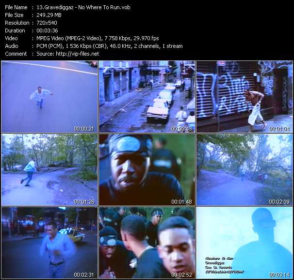 Gravediggaz video ”No Where To Run” from dvd ”ETV ET-VideoLink Nite Life 209 October 1994”