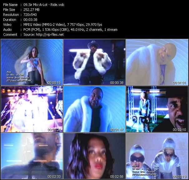 Sir Mix-A-Lot video ”Ride” from dvd ”ETV ET-VideoLink Nite Life 210 November 1994”