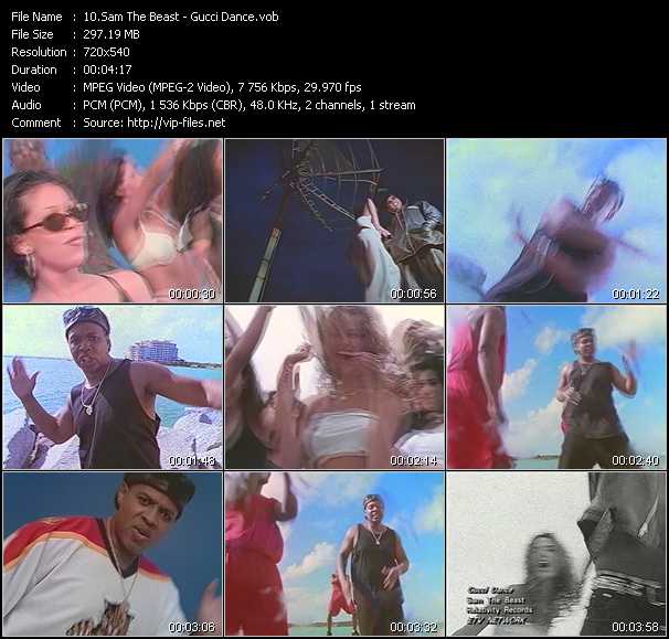 Sam The Beast video ”Gucci Dance” from dvd ”ETV ET-VideoLink Nite Life 215 April 1995”