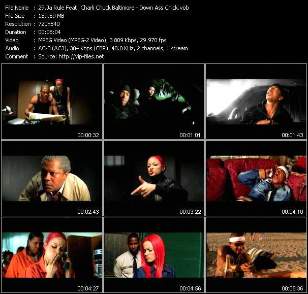 Ja Rule Feat. Charli Chuck Baltimore video ”Down Ass Chick” from dvd ”ETV Network Vital Hitz 2055 April 2002”