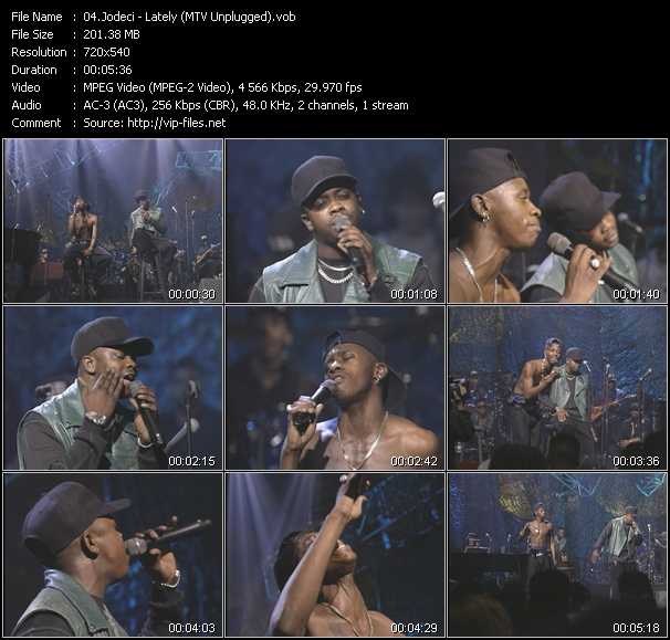 Jodeci video ”Lately (MTV Unplugged)” from dvd ”K-Ci And JoJo. Uncovered”