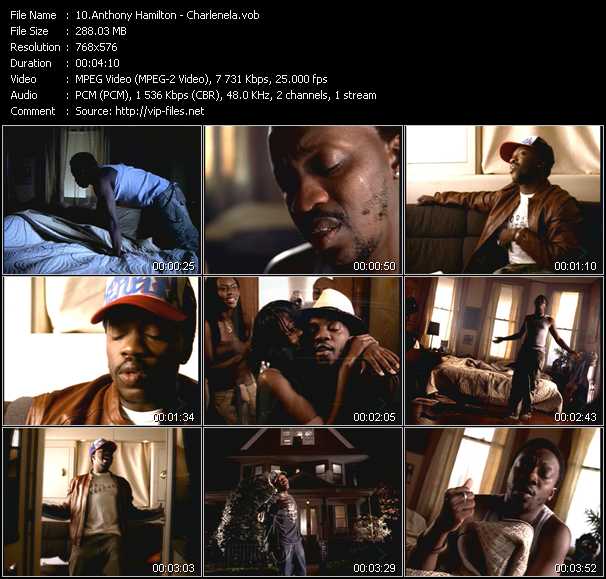 Anthony Hamilton video ”Charlenela” from dvd ”MixMash Dance January 2005”