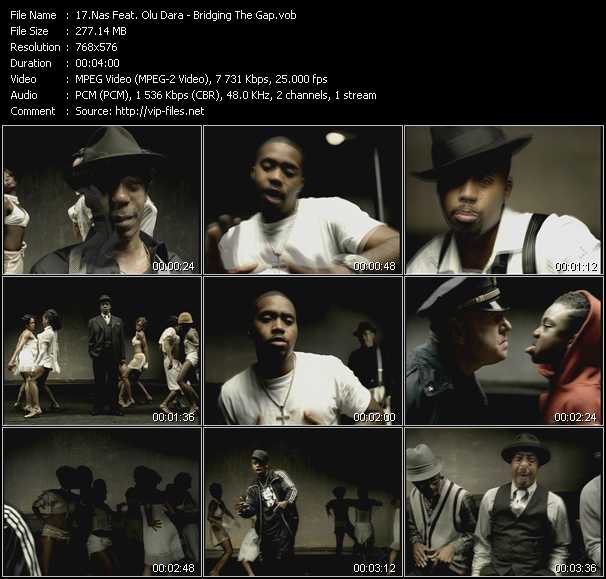 Nas Feat. Olu Dara video ”Bridging The Gap” from dvd ”MixMash Dance November - December 2004”