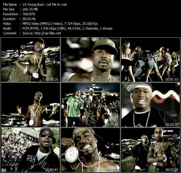 Young Buck Feat. 50 Cent video ”Let Me In” from dvd ”MixMash Dance November - December 2004”