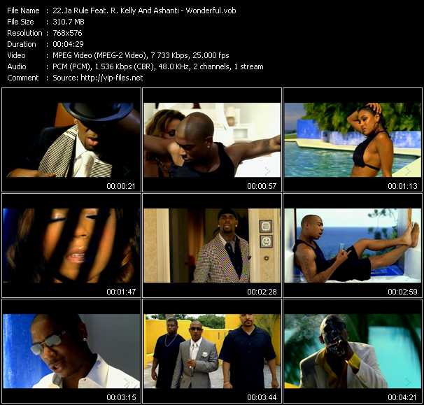 Ja Rule Feat. R. Kelly And Ashanti video ”Wonderful” from dvd ”MixMash Dance November - December 2004”