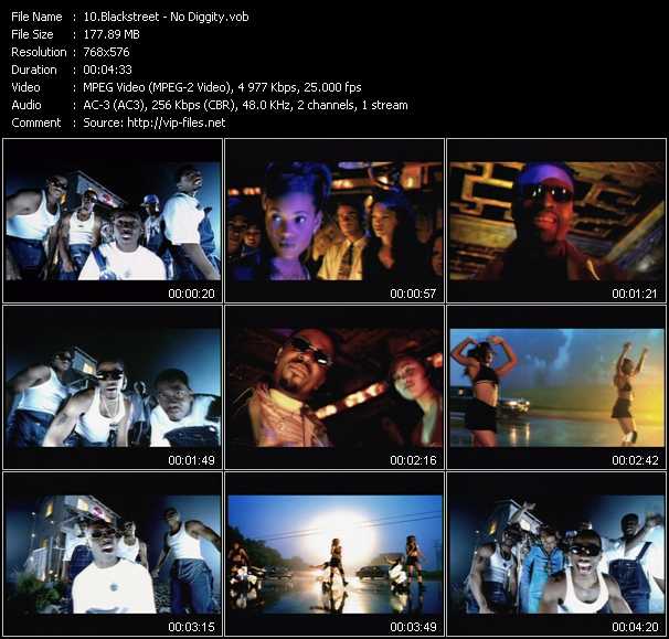 Blackstreet Feat. Dr. Dre And Queen Pen video ”No Diggity” from dvd ”MTV Urban Beat 2003”