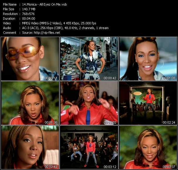 Monica video ”All Eyez On Me” from dvd ”MTV Urban Beat 2003”