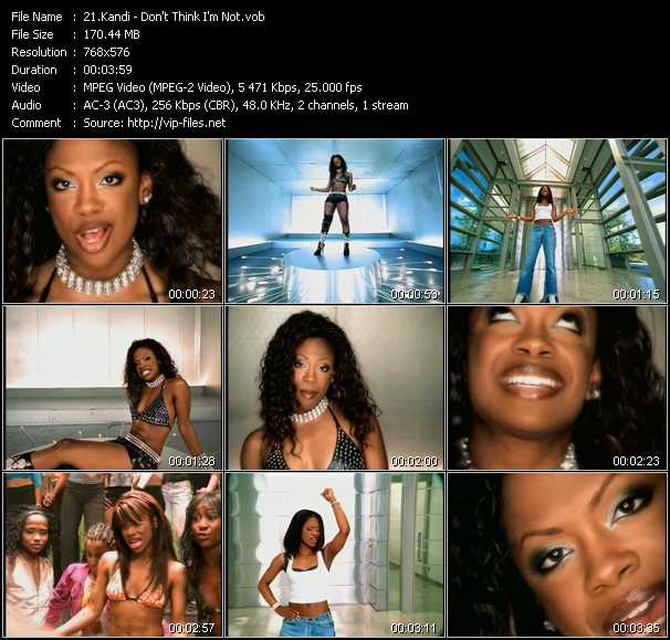 Kandi video ”Don't Think I'm Not” from dvd ”MTV Urban Beat 2003”