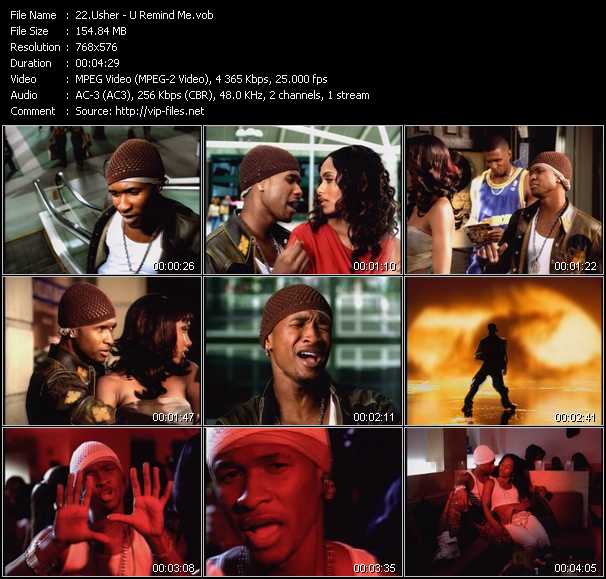 Usher video ”U Remind Me” from dvd ”MTV Urban Beat 2003”