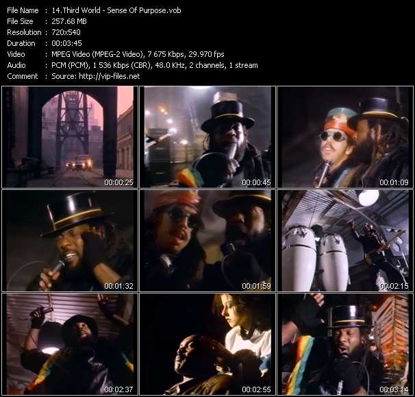 Third World video ”Sense Of Purpose” from dvd ”Rock America AOR March 1985”