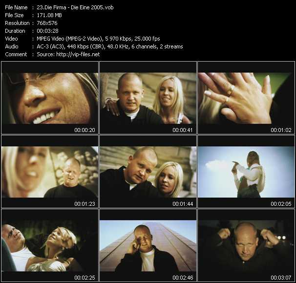 Die Firma video ”Die Eine 2005” from dvd ”German Charts. Best Of 2005”