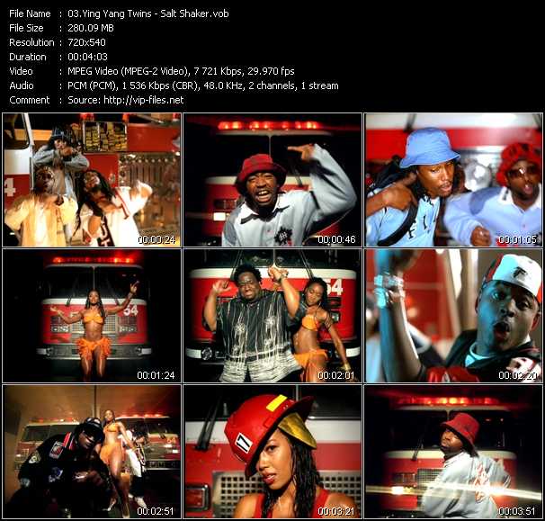 Ying Yang Twins video ”Salt Shaker” from dvd ”TVT Europe Promotional DVD Sampler 2004”