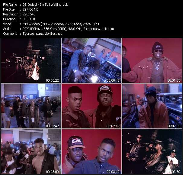 Jodeci video ”I'm Still Waiting” from dvd ”Telegenics Number 119B. Urban. February 1993”