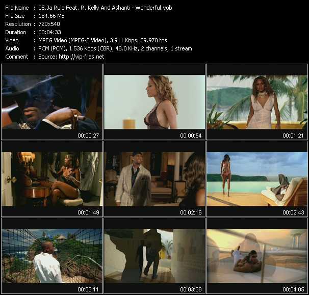 Ja Rule Feat. R. Kelly And Ashanti video ”Wonderful” from dvd ”Top Hits USA Video VH-27 February 2005”