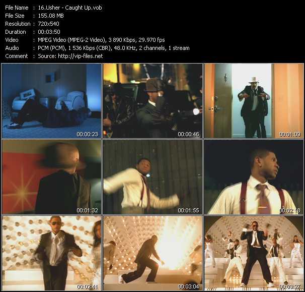 Usher video ”Caught Up” from dvd ”Top Hits USA Video VH-28 March 2005”