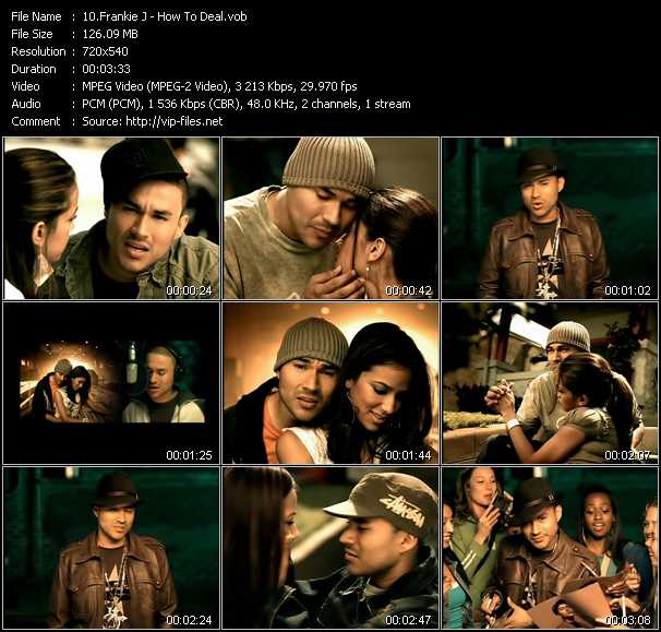 Frankie J video ”How To Deal” from dvd ”Top Hits USA Video VH-33 August 2005”