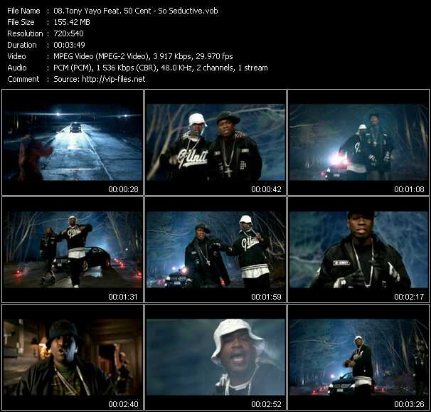 Tony Yayo Feat. 50 Cent video ”So Seductive” from dvd ”Universal Music Hip Hop DVD Sampler 2006”