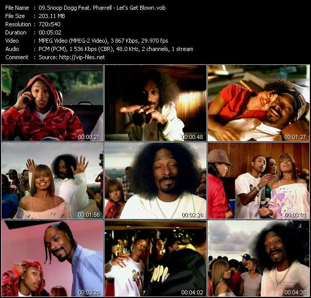 Snoop Dogg Feat. Pharrell Williams video ”Let's Get Blown” from dvd ”Universal Music Hip Hop DVD Sampler 2006”