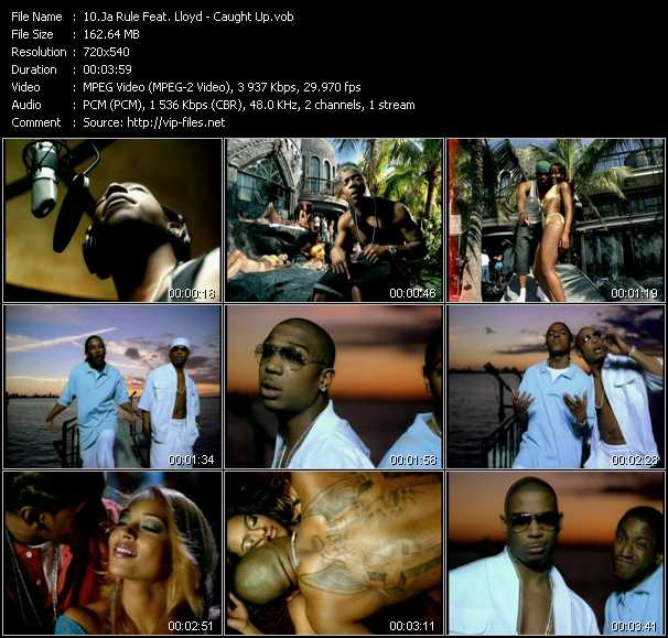 Ja Rule Feat. Lloyd video ”Caught Up” from dvd ”Universal Music Hip Hop DVD Sampler 2006”