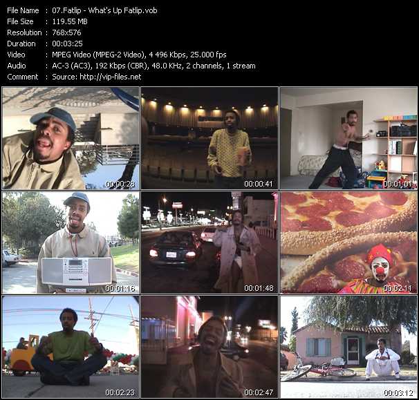 Fatlip video ”What's Up Fatlip?” from dvd ”Directors Label Vol.1. The Work Of Director Spike Jonze”