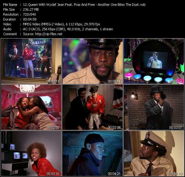 Queen With Wyclef Jean Feat. Pras (Pras Michel) And Free video ”Another One Bites The Dust” from dvd ”Directors Label. Michel Gondry 2. More Videos (Before And After DVD 1)”