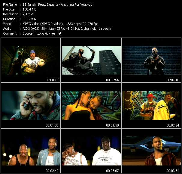 Jaheim Feat. Duganz video ”Anything For You” from dvd ”ETV Network Vital Hitz 2059 August 2002”