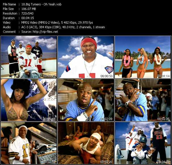 Big Tymers Feat. Baby, Tateeze, Boo And Gotti video ”Oh Yeah!” from dvd ”ETV Network Vital Hitz 2060 September 2002”