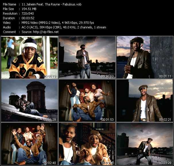 Jaheim Feat. Tha Rayne video ”Fabulous” from dvd ”ETV Network Vital Hitz 2062 November 2002”