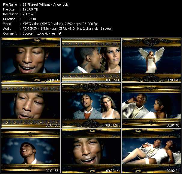 Pharrell Williams video ”Angel” from dvd ”MixMash Espanol February 2006”