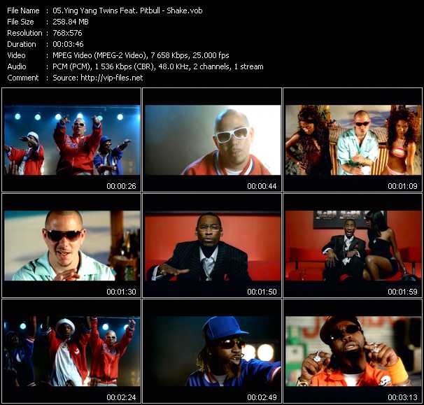 Ying Yang Twins Feat. Pitbull video ”Shake” from dvd ”MixMash Espanol March 2006”