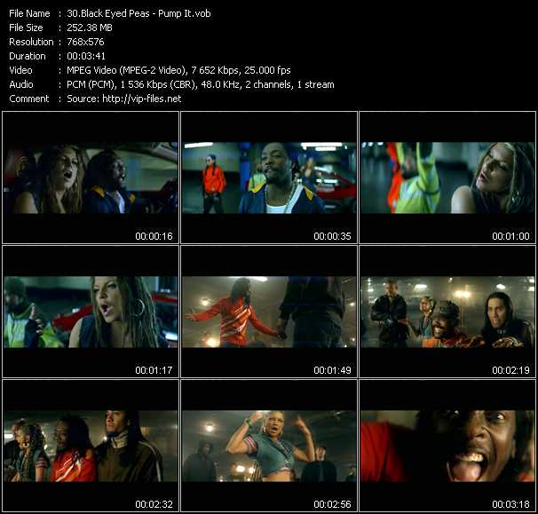 Black Eyed Peas video ”Pump It” from dvd ”MixMash Espanol March 2006”