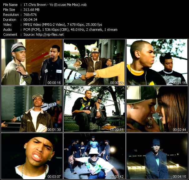 Chris Brown video ”Yo (Excuse Me Miss) - Gimme That” from dvd ”MixMash Espanol May 2006”