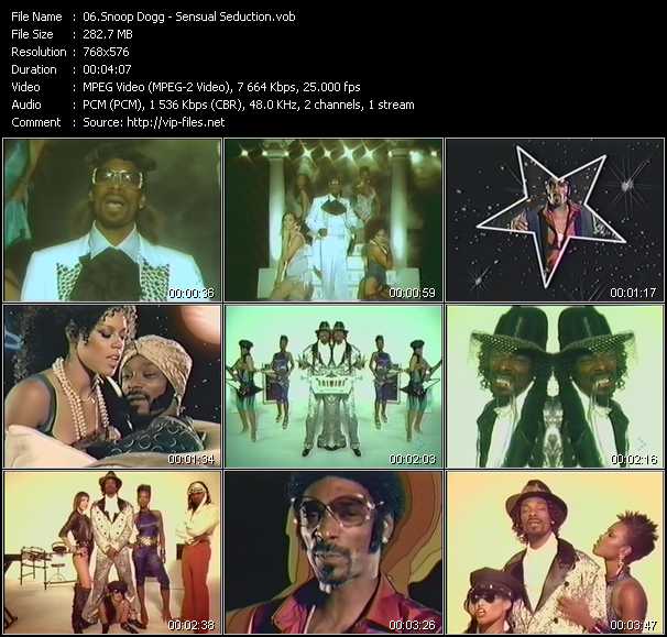 Snoop Dogg video ”Sensual Seduction” from dvd ”MixMash Italiano March 2008”