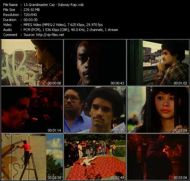 Grandmaster Caz video ”Subway Rap” from dvd ”Rock America Dance June 1984”