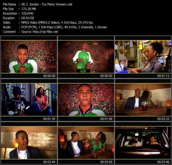 J. Jordan video ”Too Many Women” from dvd ”Screenplay VJ-Pro Dance Vision July 2006”