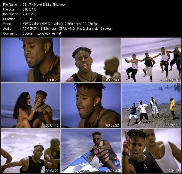 K7 video ”Move It Like This” from dvd ”Telegenics Number 138B. Urban. September 1994”