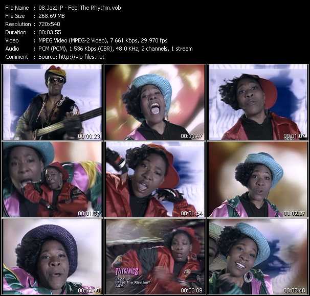 Jazzi P video ”Feel The Rhythm” from dvd ”Telegenics Number 94B. Urban. January 1991”