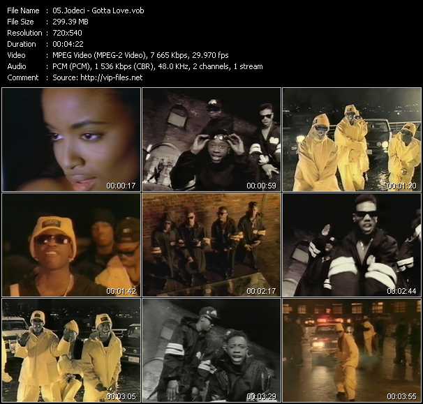 Jodeci video ”Gotta Love” from dvd ”Telegenics Number 99B. Urban. June 1991”