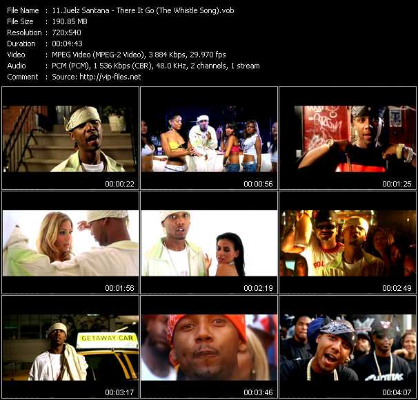 Juelz Santana video ”There It Go (The Whistle Song)” from dvd ”Top Hits USA Video VH-38 January 2006”